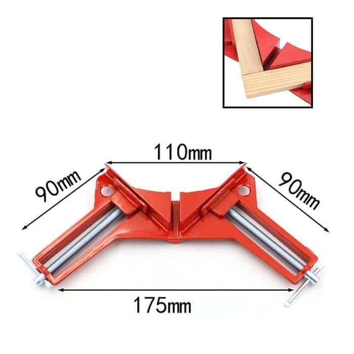 clamp corner / catok sudut / catok siku / corner clamp 3"