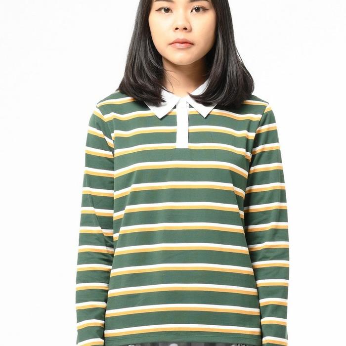 3Second Kaos Wanita Berkerah Lengan Panjang 101224