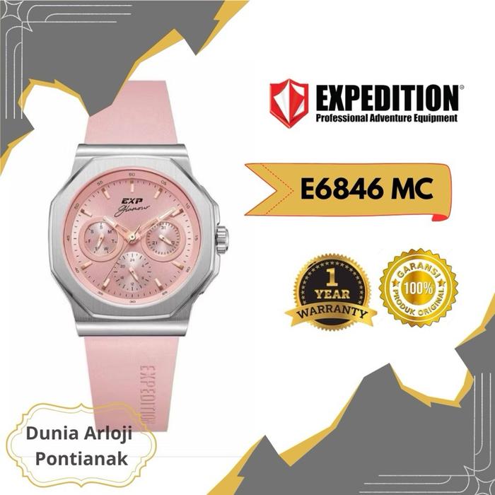 [dunia arloji Pontianak] E 6816 BF Analog Bisnis Kemewahan Olahraga Santai Tahan air Bercahaya Rubbe