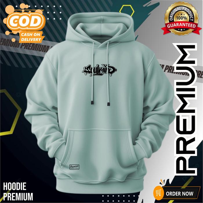 sweeter hoodie pria brand lokal bandung premium authentic clothing terbaru 2025 hodie warna hijau mi