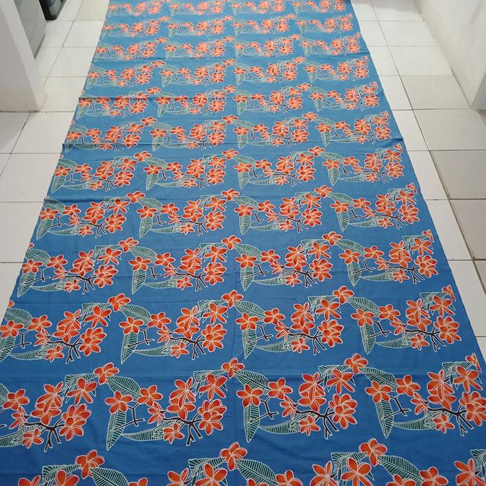 Kain Gamis Batik Tulis -naTan- Motif Bunga Kamboja Bali