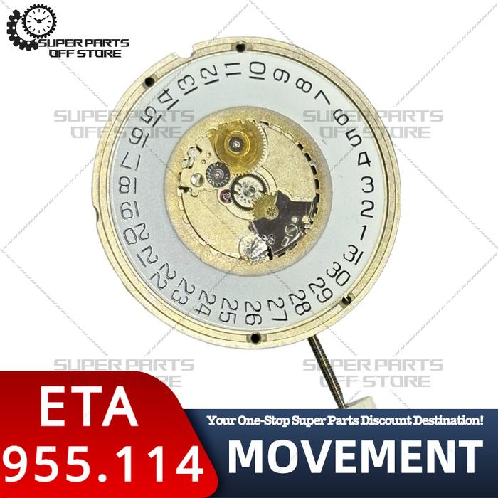 ETA955.114 movement original Swiss 955114 three-point single calendar three-pin universal 955112 wat