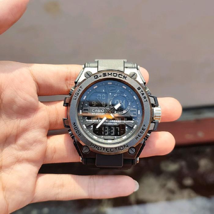 G-Shock  Jam Tangan Pria Tahan Guncangan dengan Fitur Light & Protection (stopwatch,alarm,light)