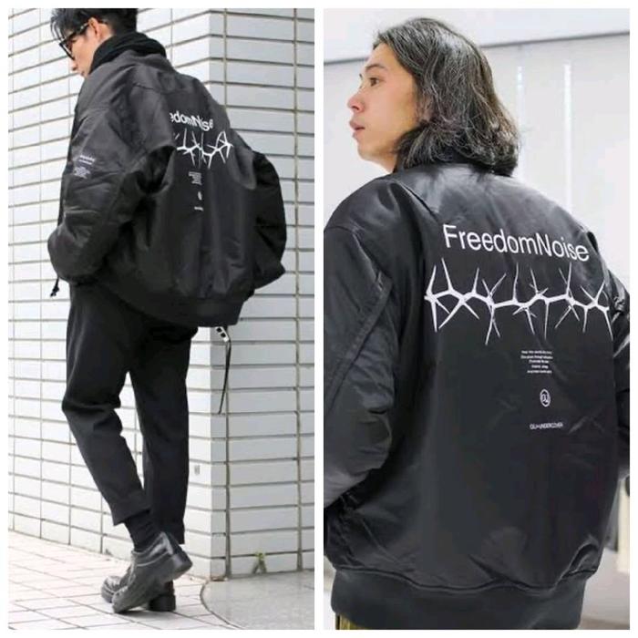jaket bomber ma1 gu x undercover