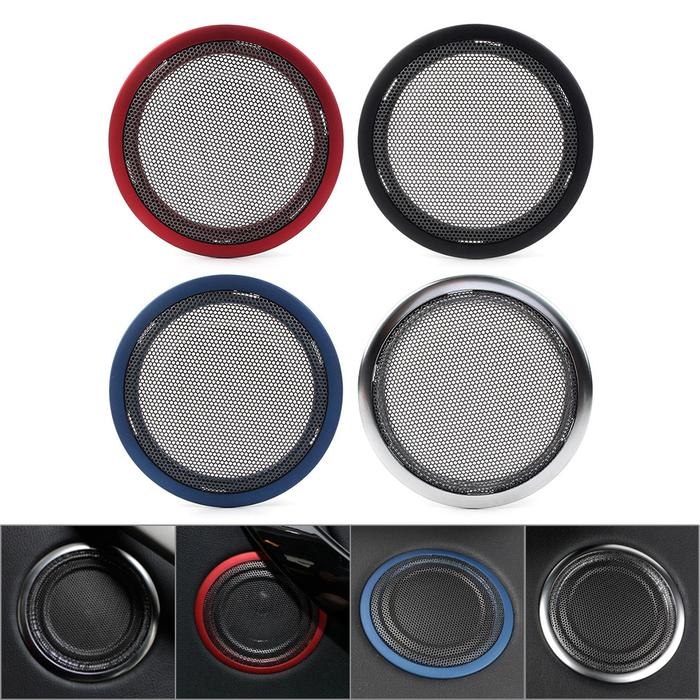 1Pcs Car Speaker Cover Decoration Trim Universal For BMW F30 F35 3 4