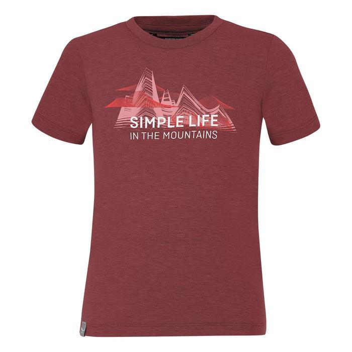 Kaos Anak Salewa Simple Life Dry Short Sleeve T-shirt