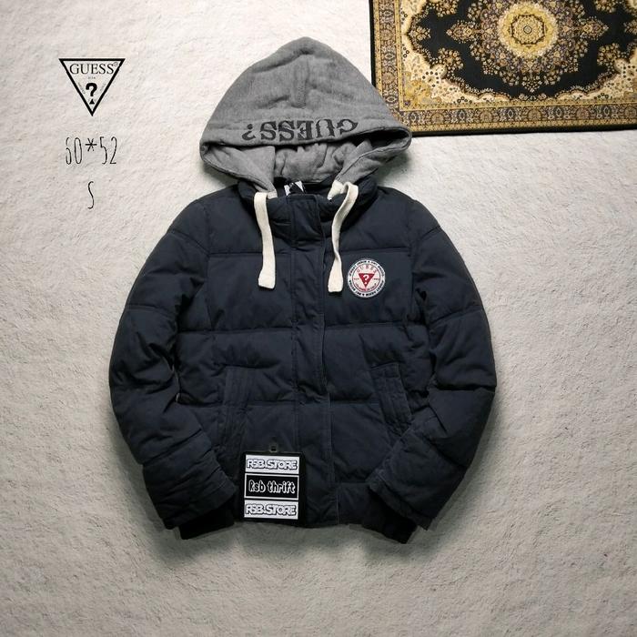 guess down jacket puffer original 100% size s