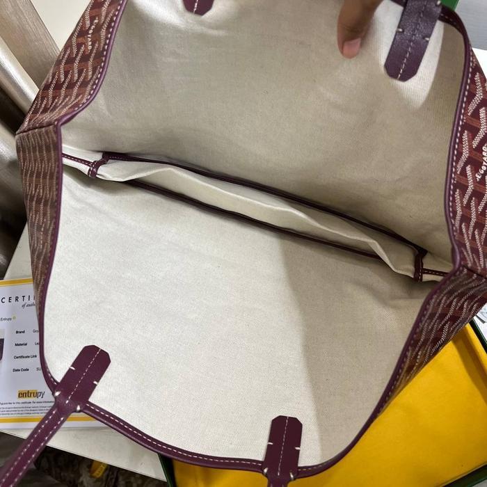 NEGO PRELOVED REC 2022 GOYARD ST LOUIS BURGUNDY