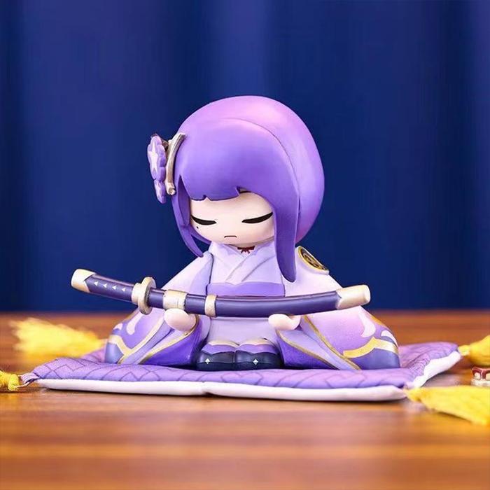 Action Figure Raiden Shogun Genshin Impact Figure Chibi