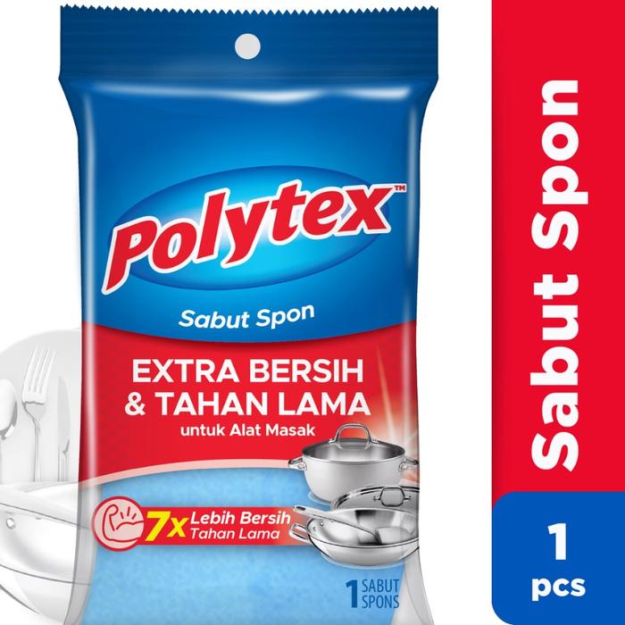 Polytex Sabut Spon Extra Bersih & Tahan Lama
