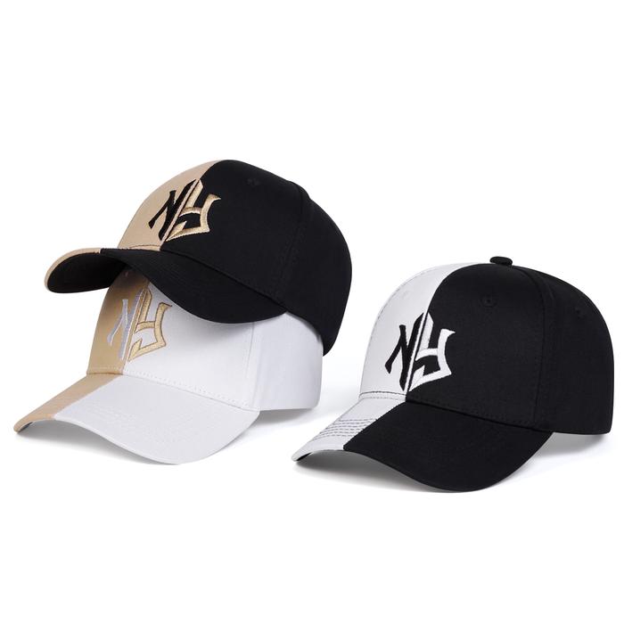 Unisex NG Splicing Embroidery Baseball Caps Spring Autumn Outdoor Adjustable Casual Hats Sunscreen H