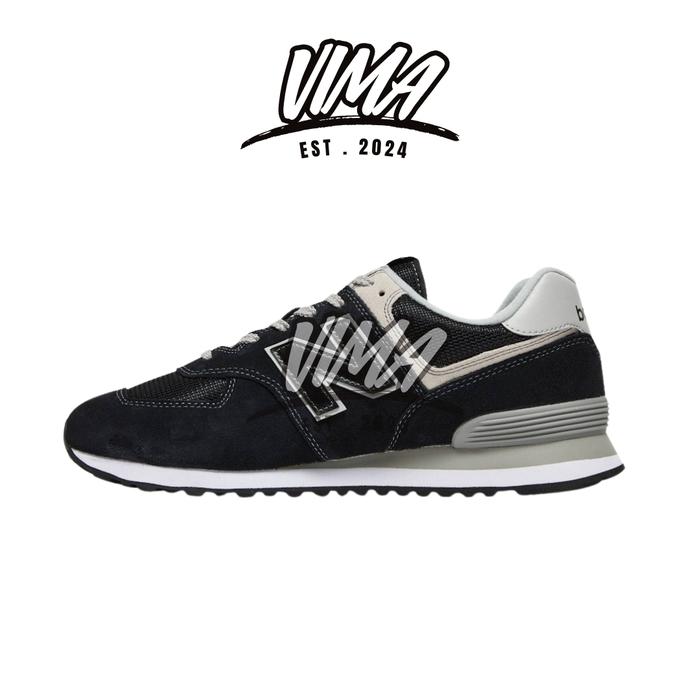 VIMA Sepatu Kasual Pria NewBalancer 574 Core Black ML574EGK Dengan Variasi Ukuran 39-40