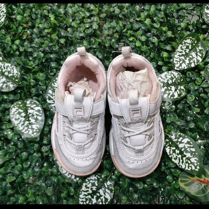 SEPATU SECOND ANAK FILA VELCRO