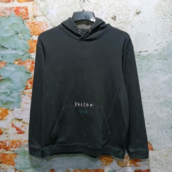 hoodie ADIDAS VALIDE hitam size XL