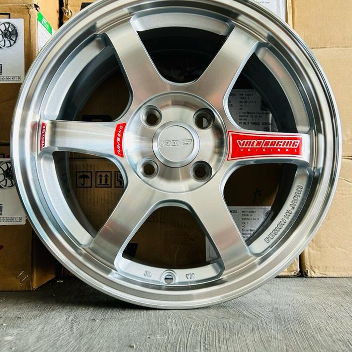 Velg volk rays TE37 SL ring 15 full polish