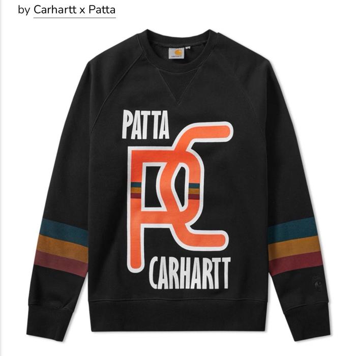 PATTA x CARHARTT WIP Chase Sweatshirt Black S
