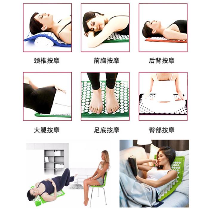 Bantal Pijat Karpet Akupresur Yoga Bantal Punggung Leher Kaki Tubuh