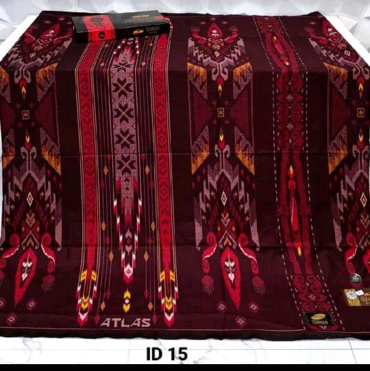 Sarung motif Humer ( Merah ) terbaru elegand pria dewasa