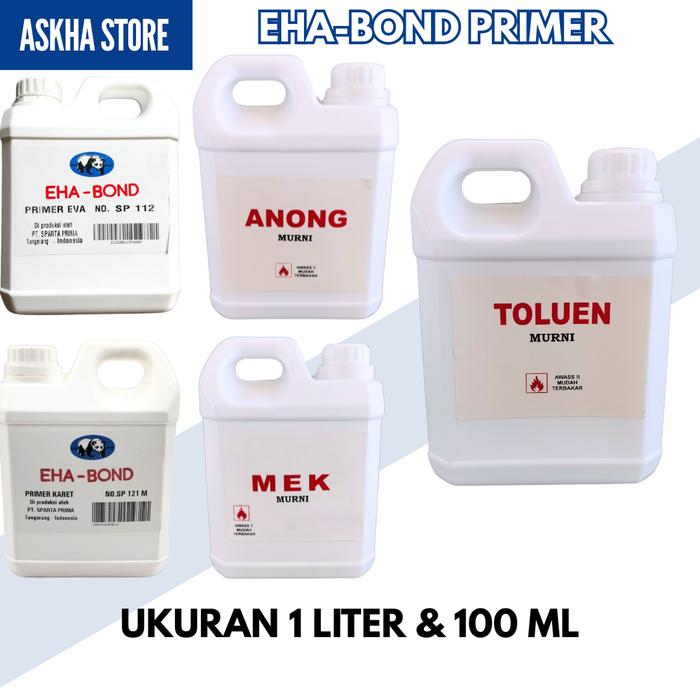 ( PRIMER EHA BOND ) Karet dan eva ,PEMBERSIH sepatu / pengencer lem bening / kuning Shoe