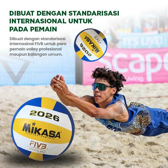 Xin Yue Bola Voli Molten Mikasa Premium Standart FIVB Anti Slip Olahraga Dewasa Lapangan Pantai ORI