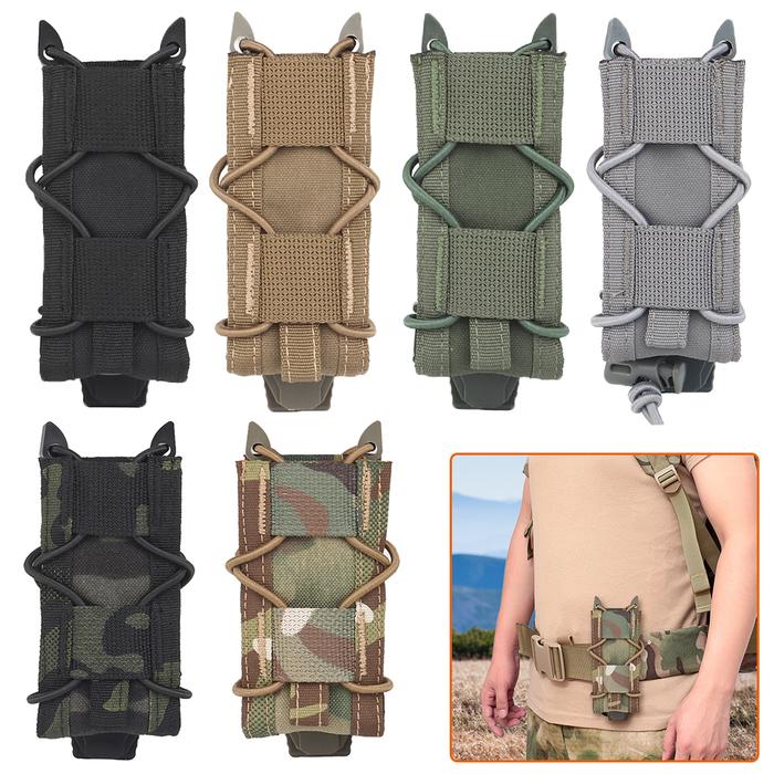 Tactical 9mm Magazine Pouch Hunting Single Space Magazine Bag EDC