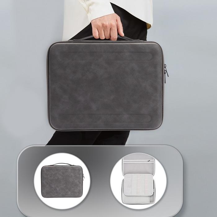 ID0690 [BISA INSTANT] TAS LAPTOP ARMOR HARD OUTSIDE SOFT INSIDE CASE Tas Laptop 13 14 15 16 Inch Mul