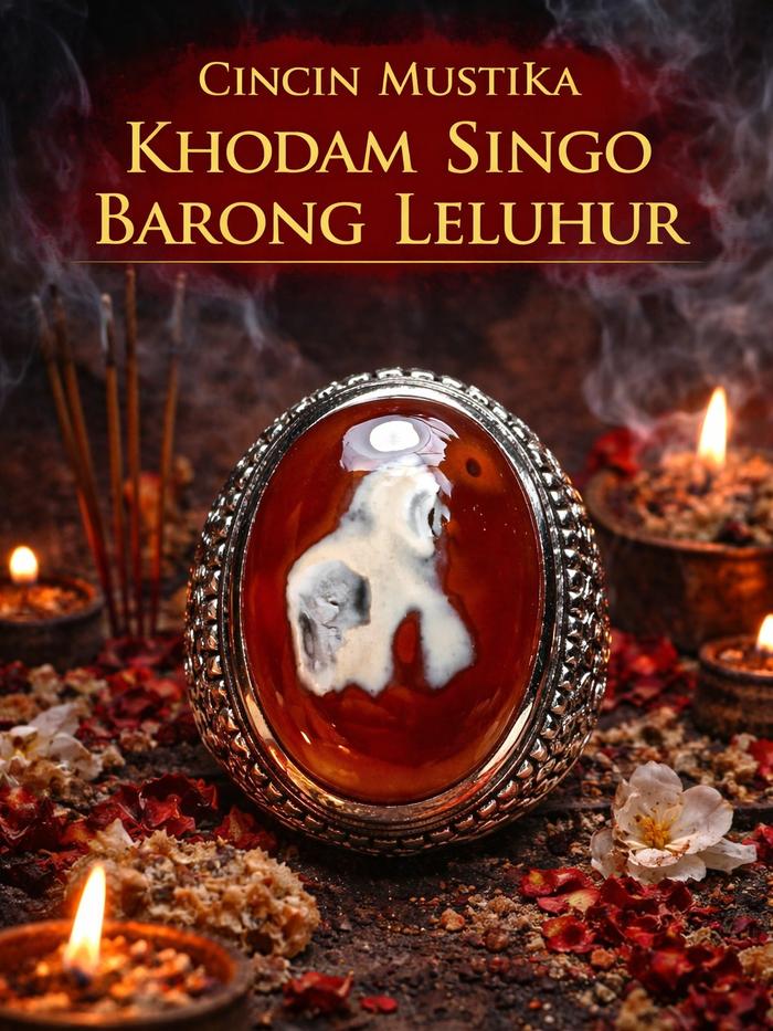 CINCIN MUSTIKA KHODAM SINGO BARONG LELUHUR