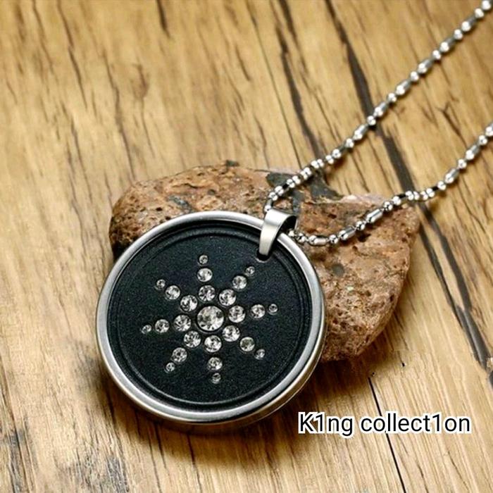 Kalung Titanium Mci Quantum Pendant Pria & Wanita 100% Oryginal Import Jepang Liontin Batu Magnet Pe