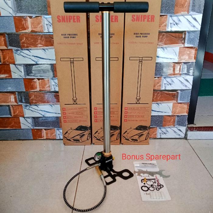 pompa unit pcp Manometer 6000psi kaki lipat,pompa pcp import bisa Cod