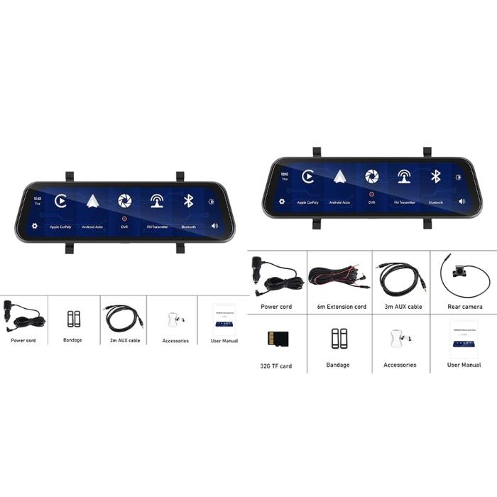 Car DVD MP5 Player GPS-WIFI Bluetooth-compatible Radio Multimedia