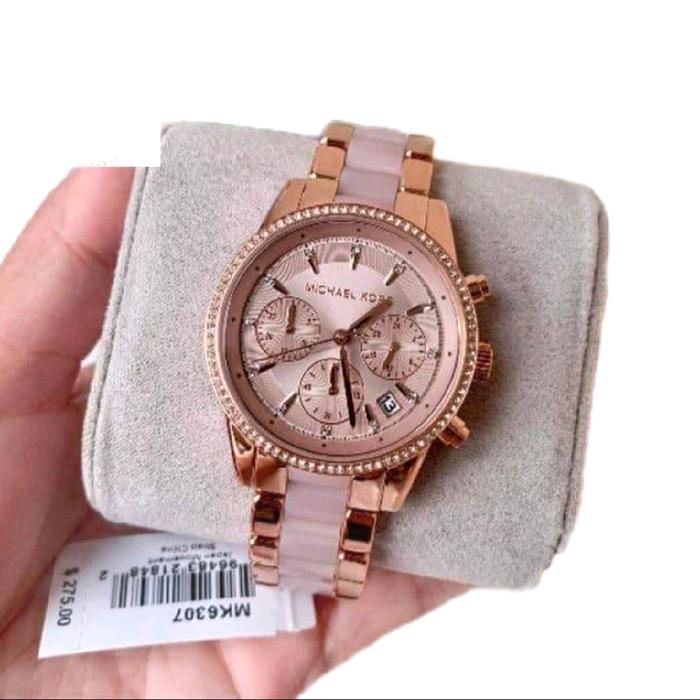Jam Tangan Wanita MK6307 TwoTone Original