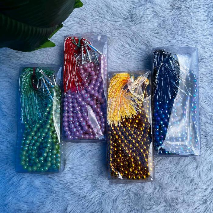 Tasbih Mutiara 99 Butir dan 33 Butir oleh-oleh Haji Umroh Medan Souvenir Harga Terjangkau Benang Kua