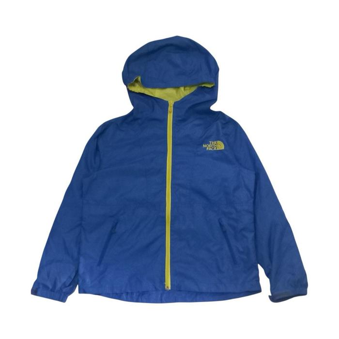 Jaket Running TNF Biru Bordir Anak Second Original