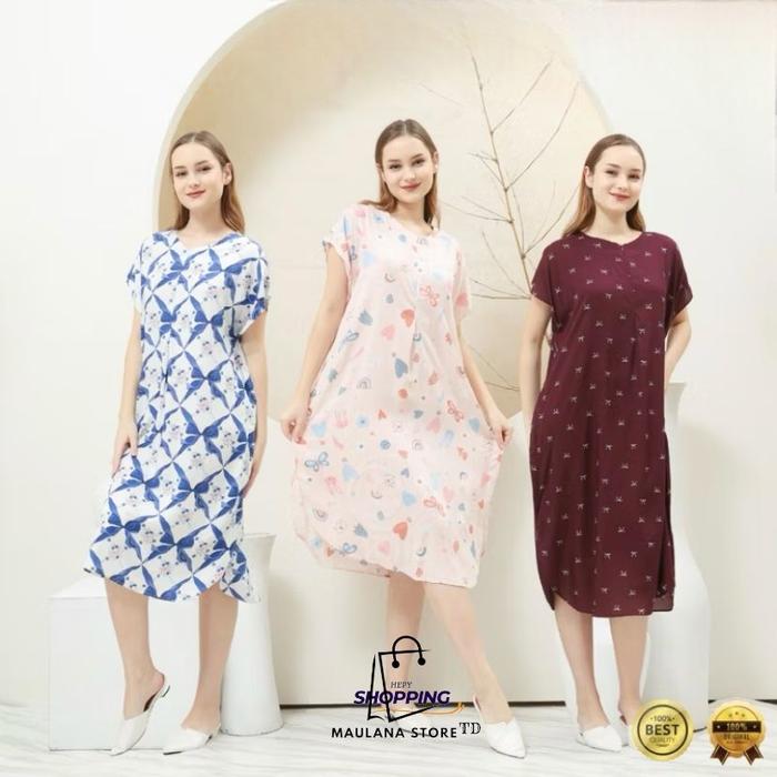 Leji's Official | Pakaian & Pakaian Dalam Wanit / Baju Tidur Dan Baju Santai Wanita / Gaun Malam