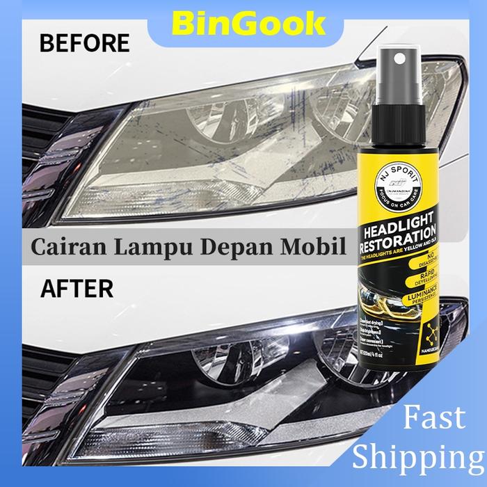 Headlight Restored / Pengkilap Mika Lampu / Headlamp Polish/Pembersih Kaca Lampu Mobil Kusam