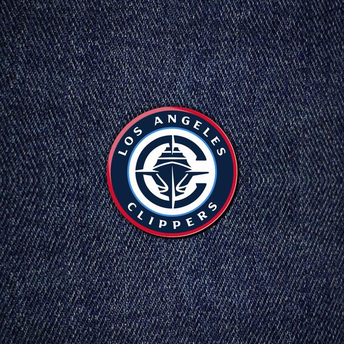 Los Angeles Clippers - Pin Acrylic Enamel Pin Style Aksesoris buat Tas, Jacket, Topi Akrilik Clips