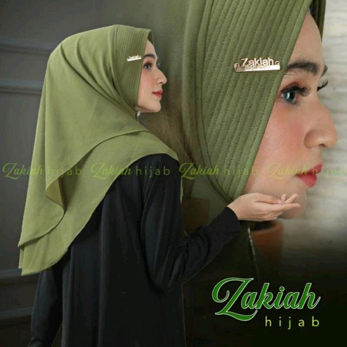 mini khimar zakiah oval mini khimar zakiha premium jilbab instan khimar Kerudung Ceruty Muslim