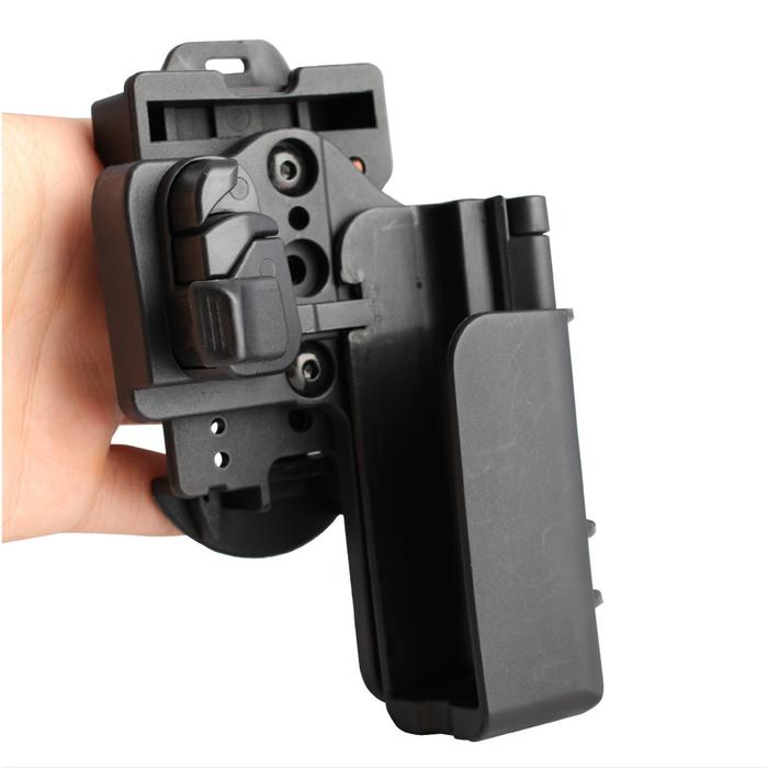 IPSC Quick Pull Glock 17 19 22 34 Gun Holster Quick Draw Belt Clip