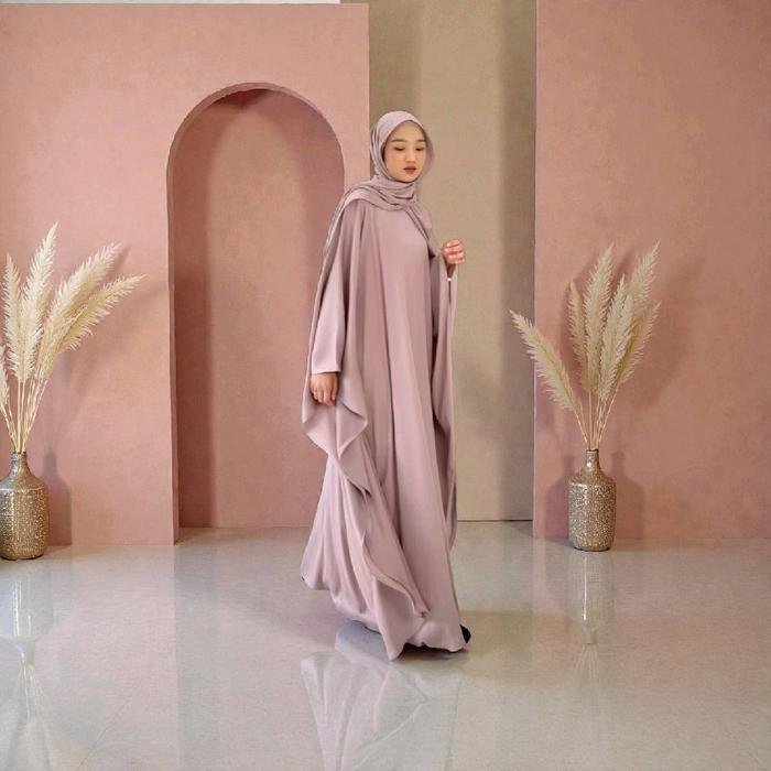 Abaya Kaftan Silky Qatar Premium