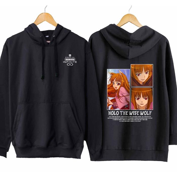 Jaket hoodie jumper infinite HOLO - SPICE AND WOLF material cotton fleece
