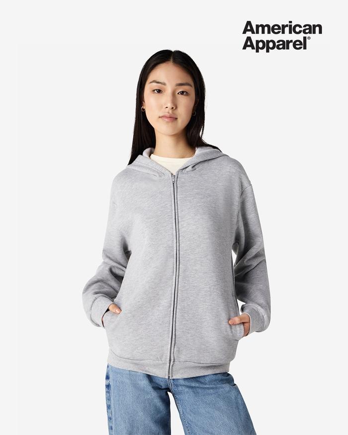Clavis - Hoodie American Apparel Full Zip-up Relaxed Fit Unisex RF497