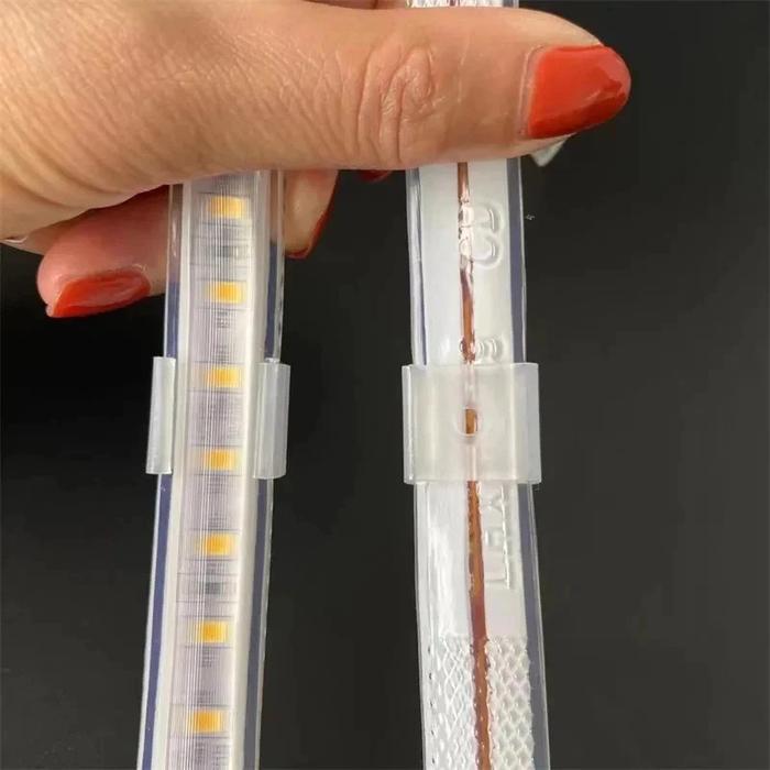 ready stock 100PCS Dudukan Lampu Neon Klem Lampu Neon Braket Klem Neon Flexible Dudukan Neon Flex Le