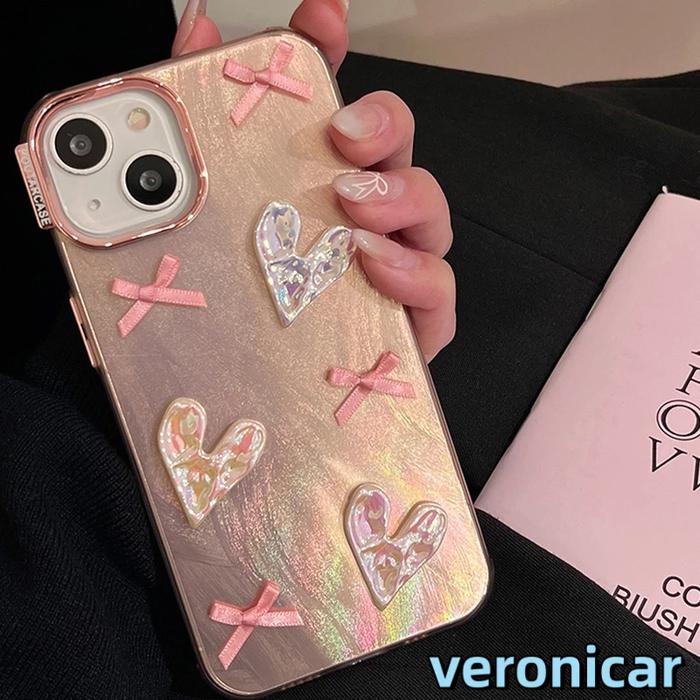 Casing iphone INS Mutiara kupu-kupu Cinta pelapisan camlet Berlaku untuk iPhone 11 13 X XS XR iPhone