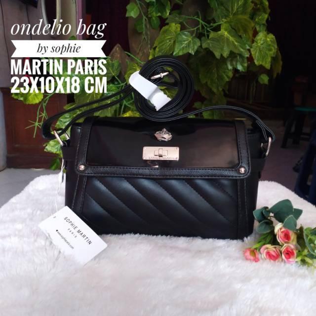Sophie Martin Paris Tas Selempang Ondelio Sas Hitam Mewah Promo Ori Diskon Wanita Terbaru Promo Keki