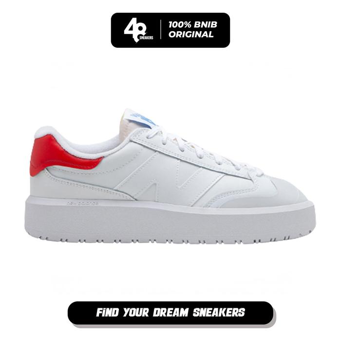 Sepatu Sneakers Pria New Balance CT302 White True Red (CT302LH) Original