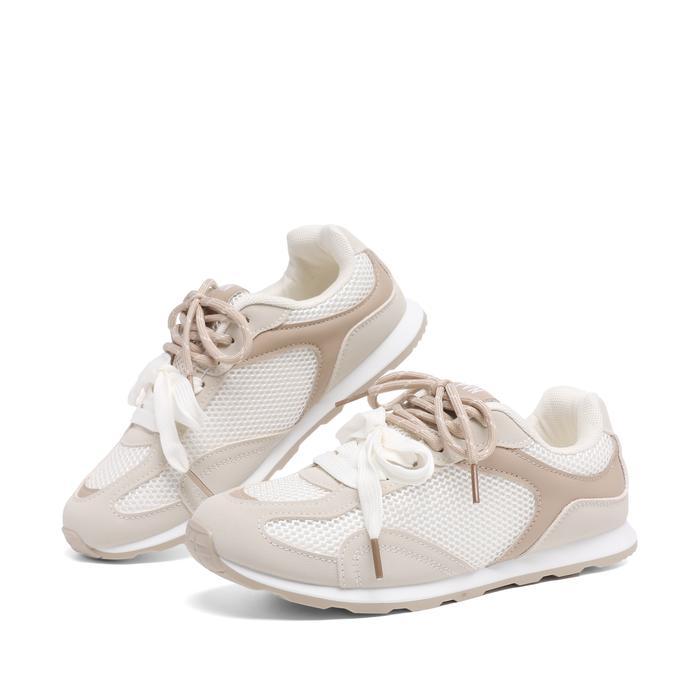 Pvn Yoochan Sepatu Sneakers Wanita Sport Shoes Grey Cream Choco 368