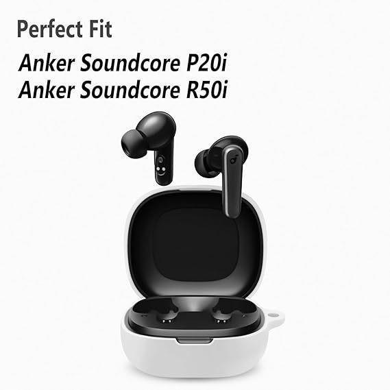 Soft Case Silikon TWS R50i / P20i dan R50i NC / P30i Cover Silicone Protective Casing + Carabiner