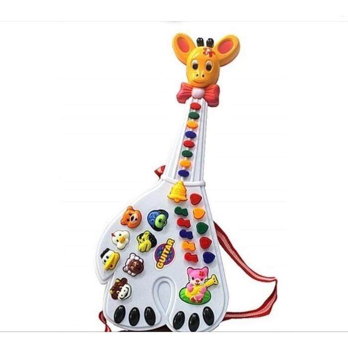 Mainan Anak Gitar Jerapa - Gitar Animal Mainan Edukasi