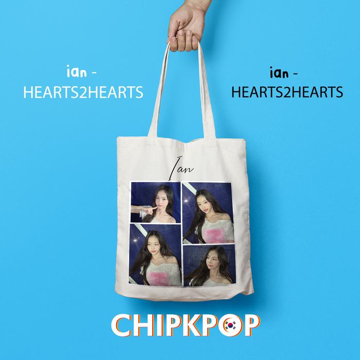 TOTEBAG [PAKET SET] IAN H2H HEARTS2HEARTS I PC H2H I PHOTOCARD H2H I CARMEN I ALBUM H2H HEARTS TO HE