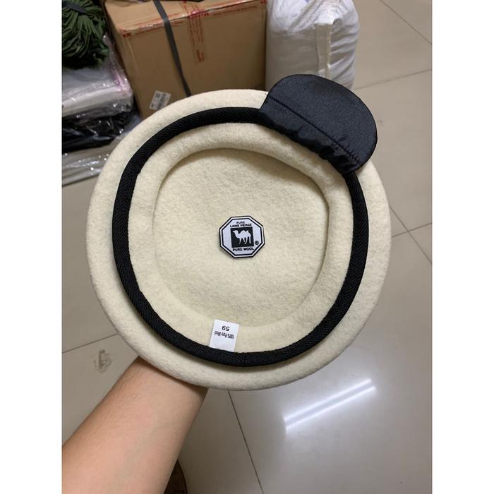 Topi Baret FKPPI / Putih  Camel Asli Cap Onta Hitam